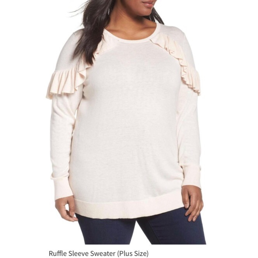 Sejour Ruffle Sleeve Sweater - Picture 3 of 6